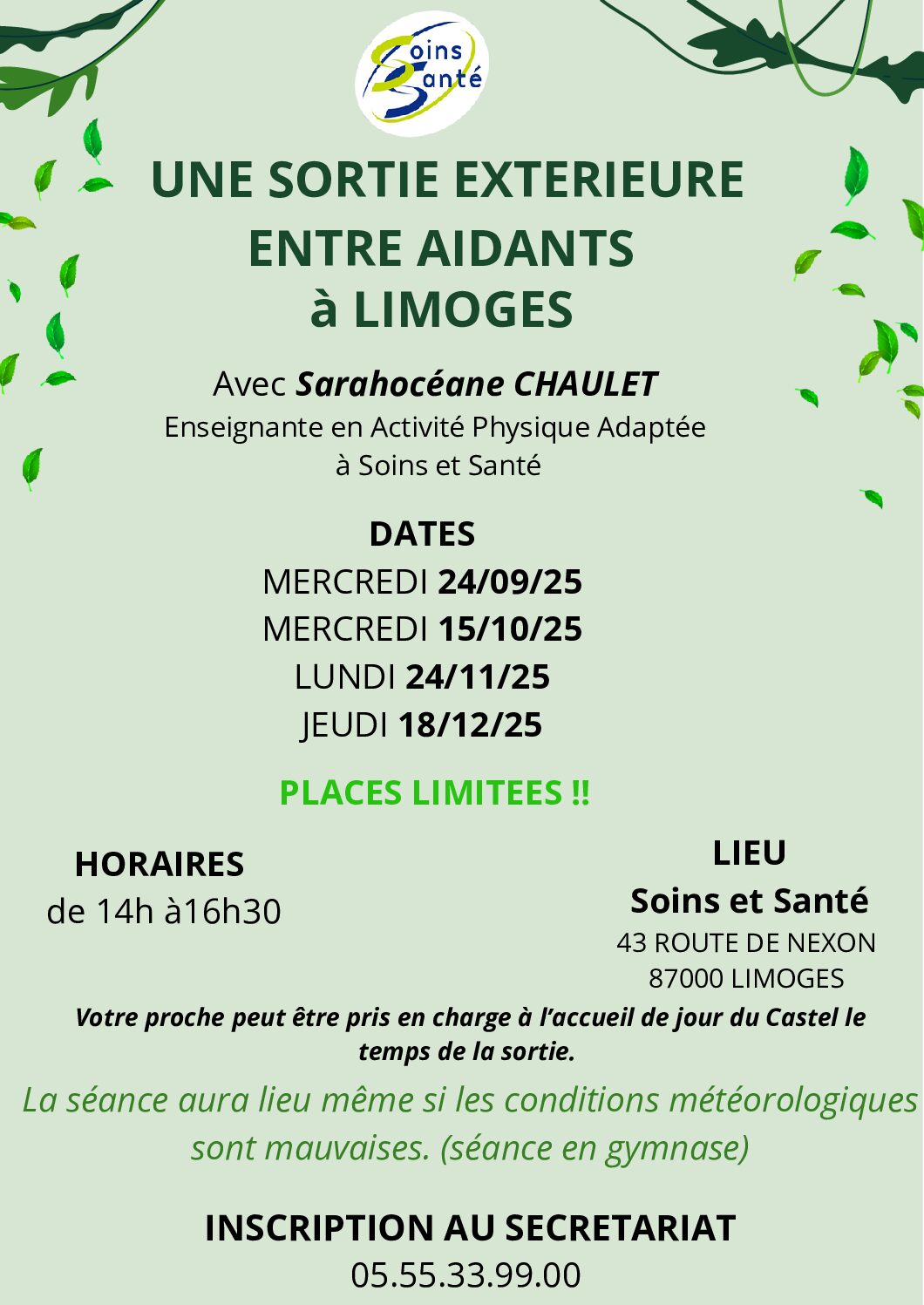 Rejoignons-nous pour une balade entre aidants à Limoges