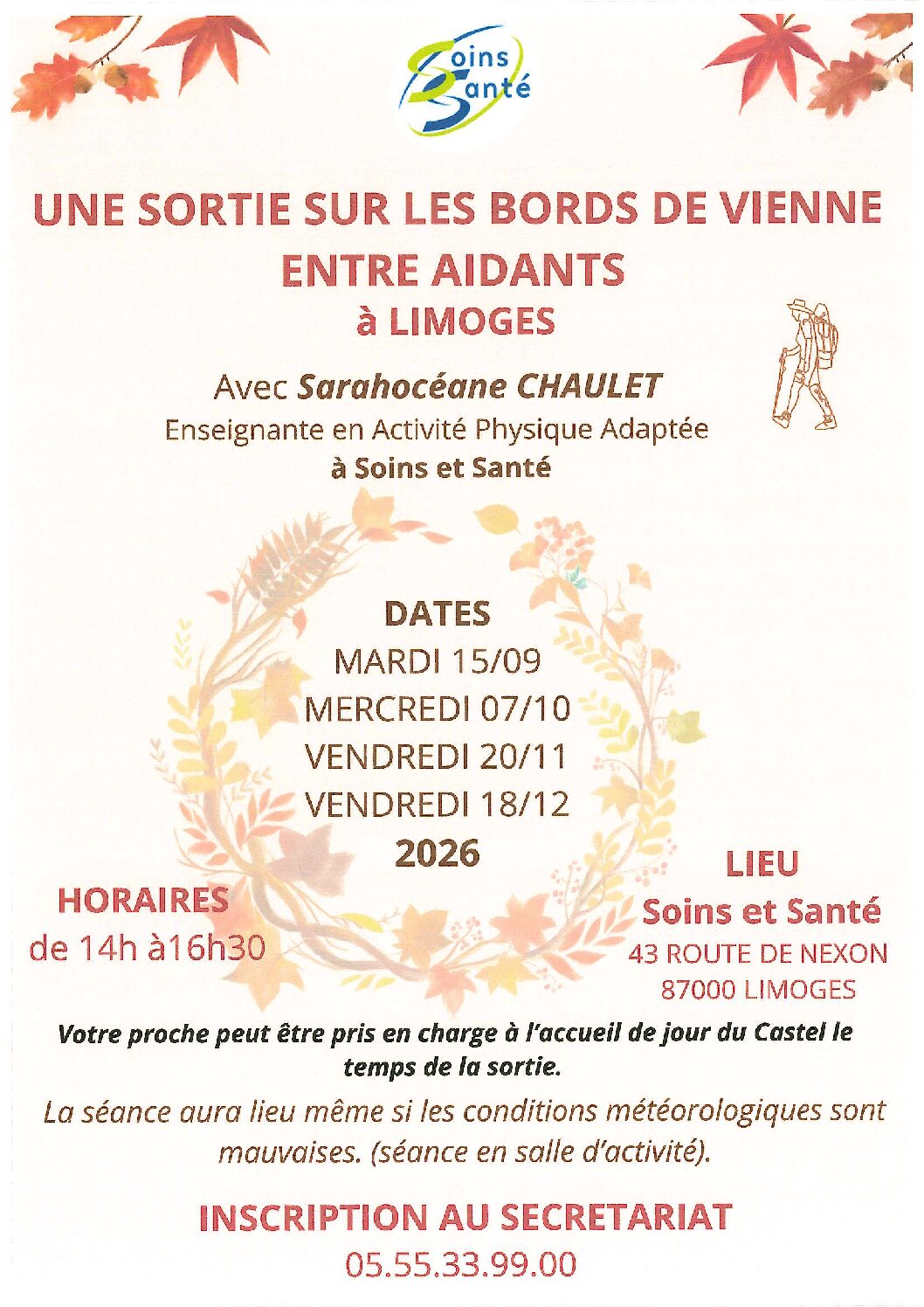 Sortie sur les bords de Vienne entre aidants.